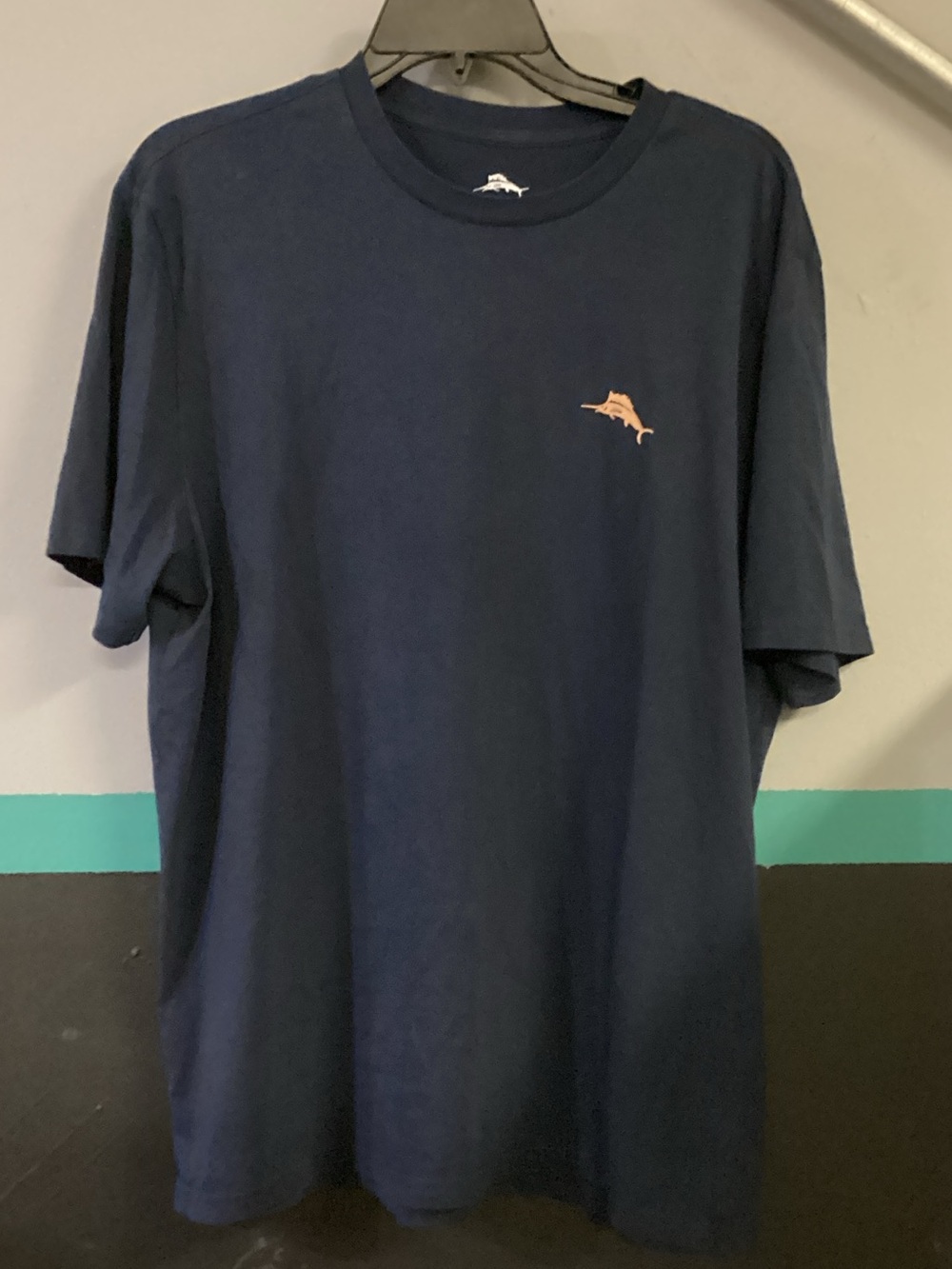Tommy Bahama Navy Short-Sleeve Crewneck T-Shirt with Marlin Logo